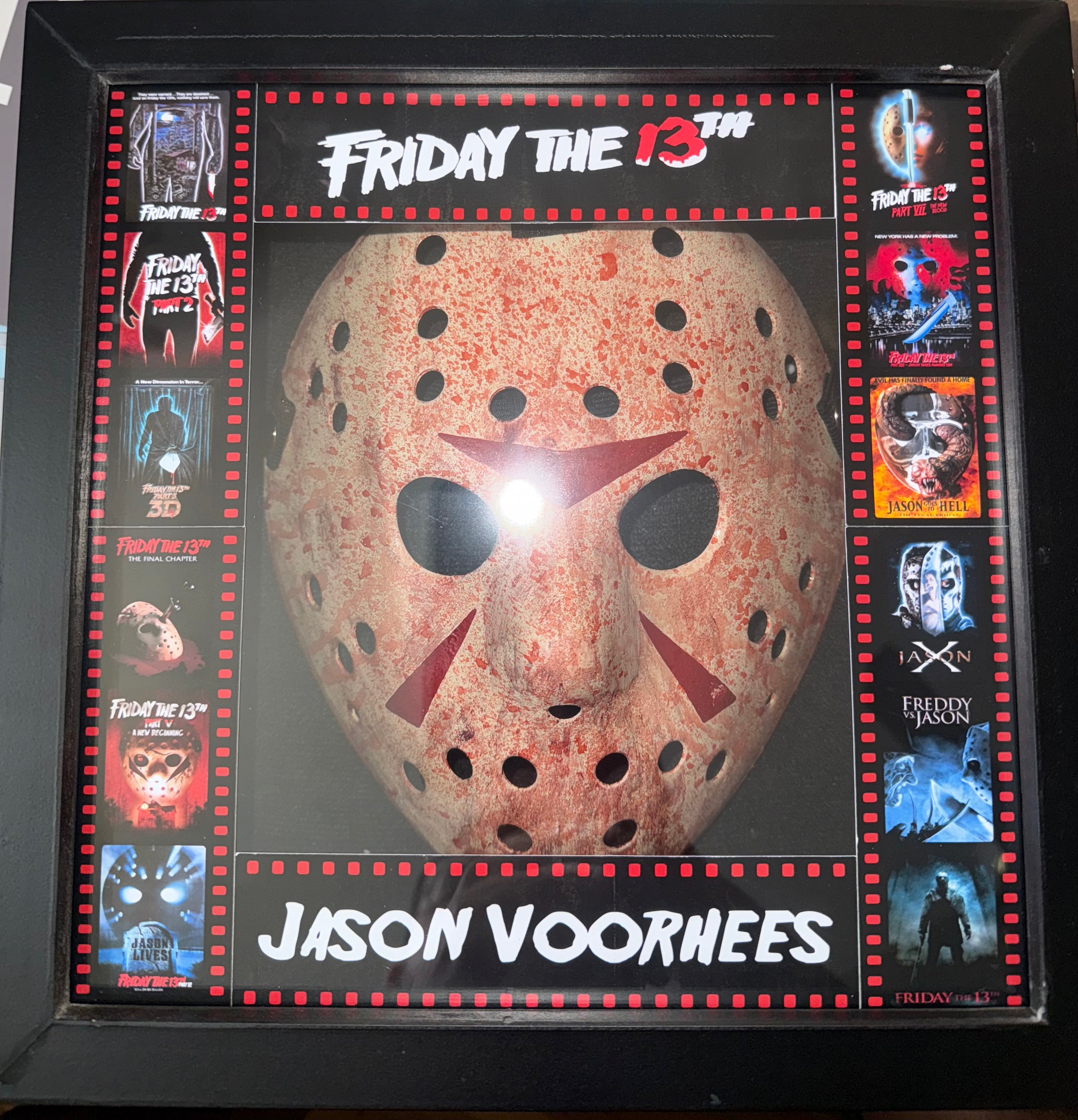 Jason voorhess LED display case