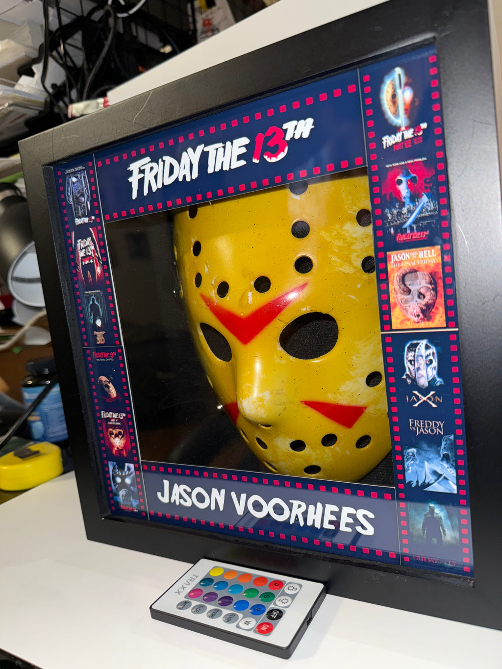 Jason voorhess LED display case