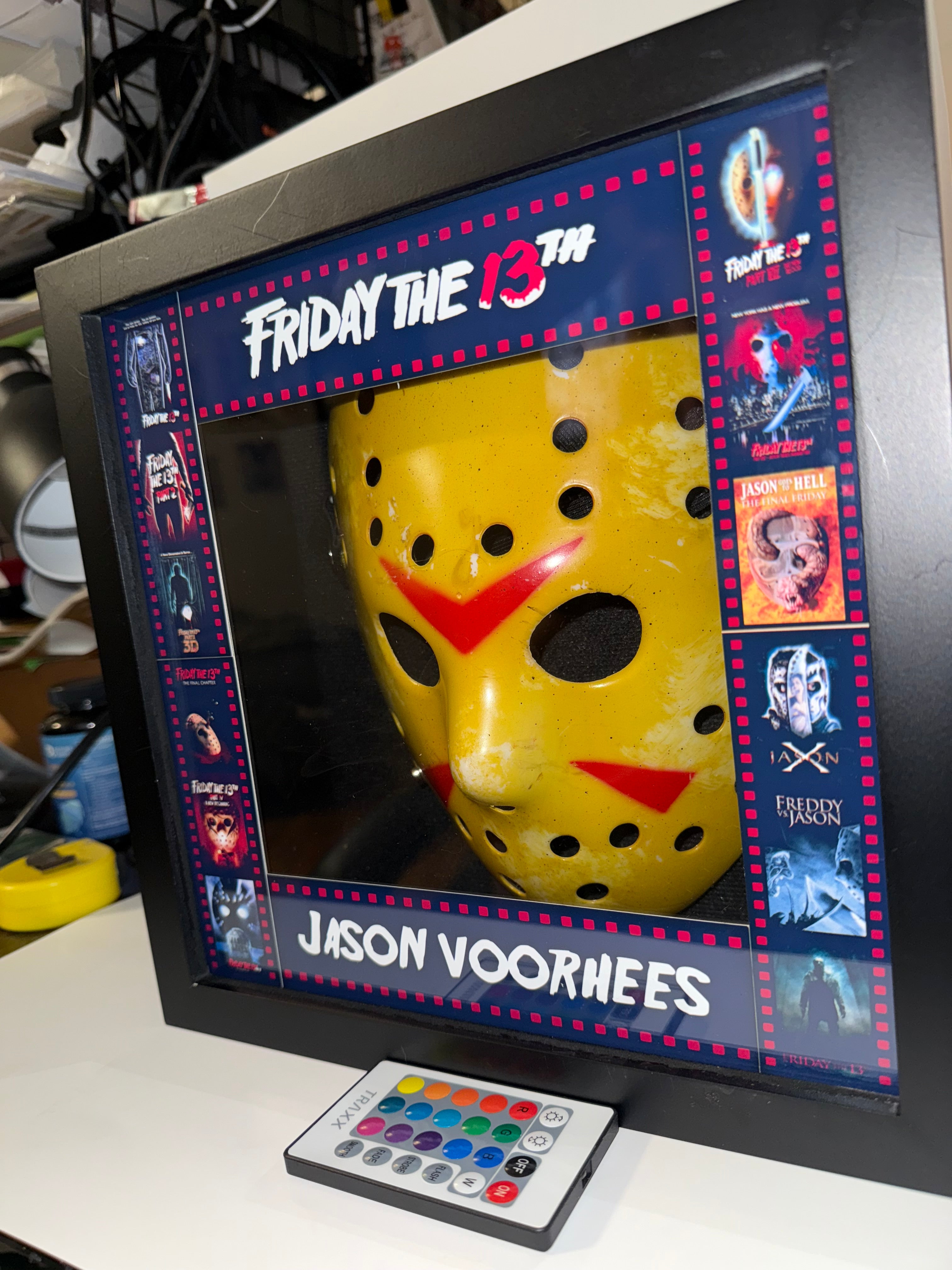 Jason voorhess LED display case