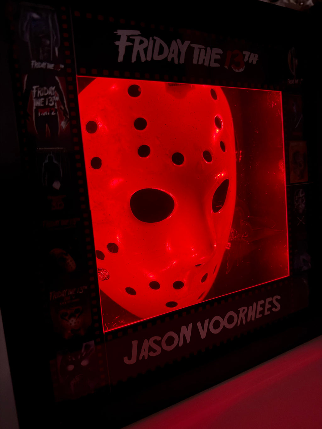 Jason voorhess LED display case