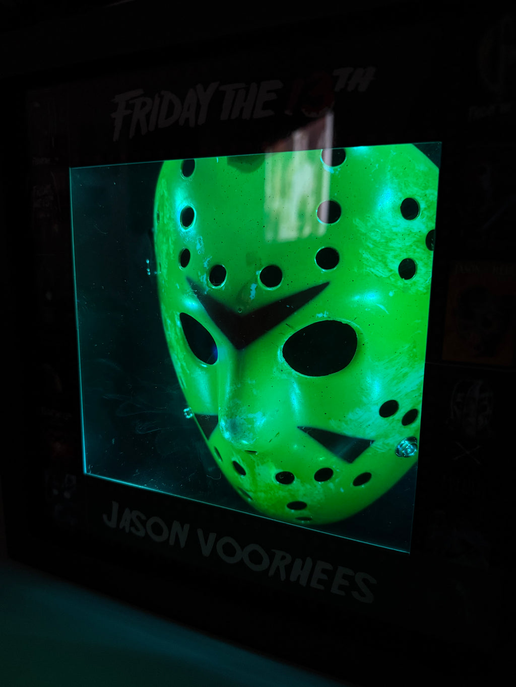 Jason voorhess LED display case