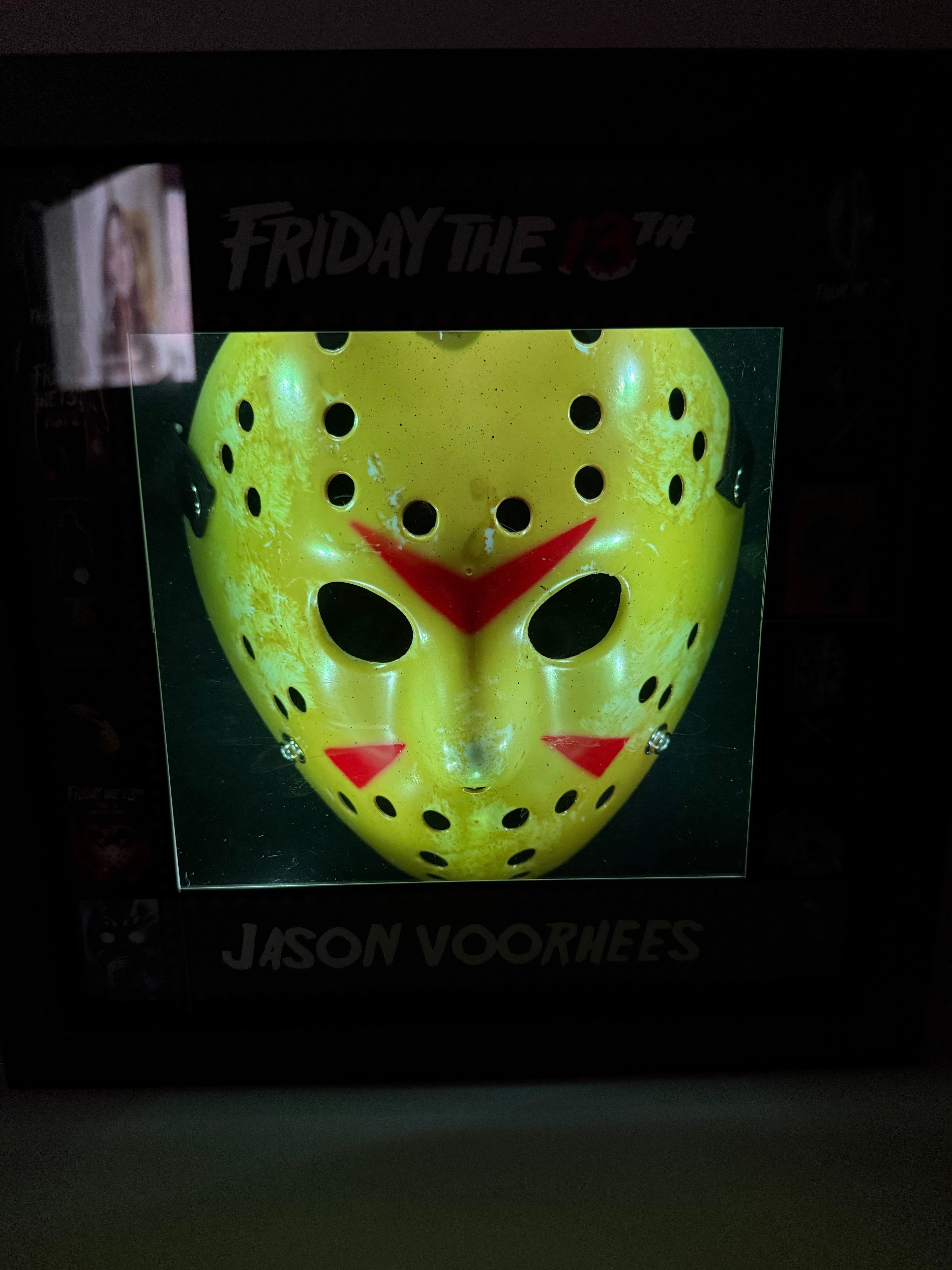 Jason voorhess LED display case