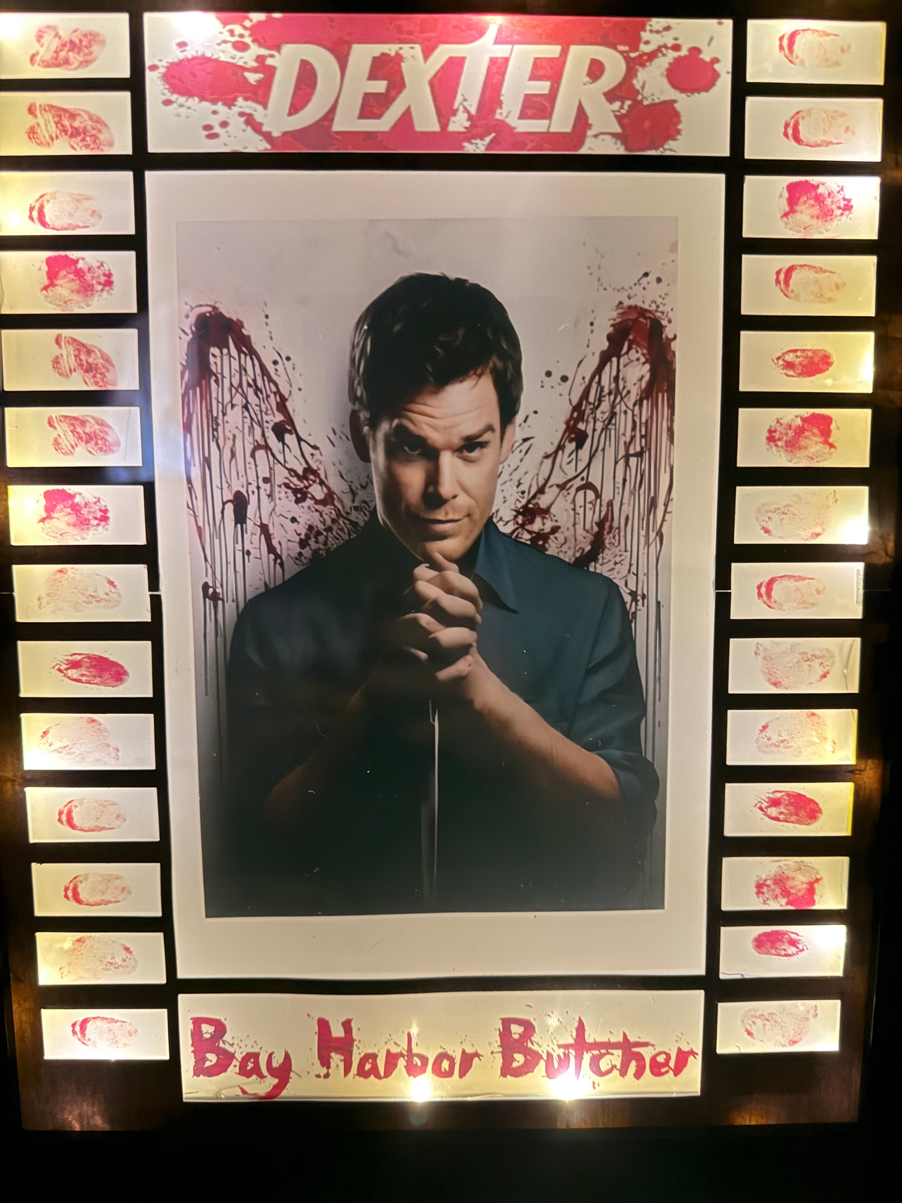 Custom 11x14 Dexter Shadow Led Box Frame Display Case