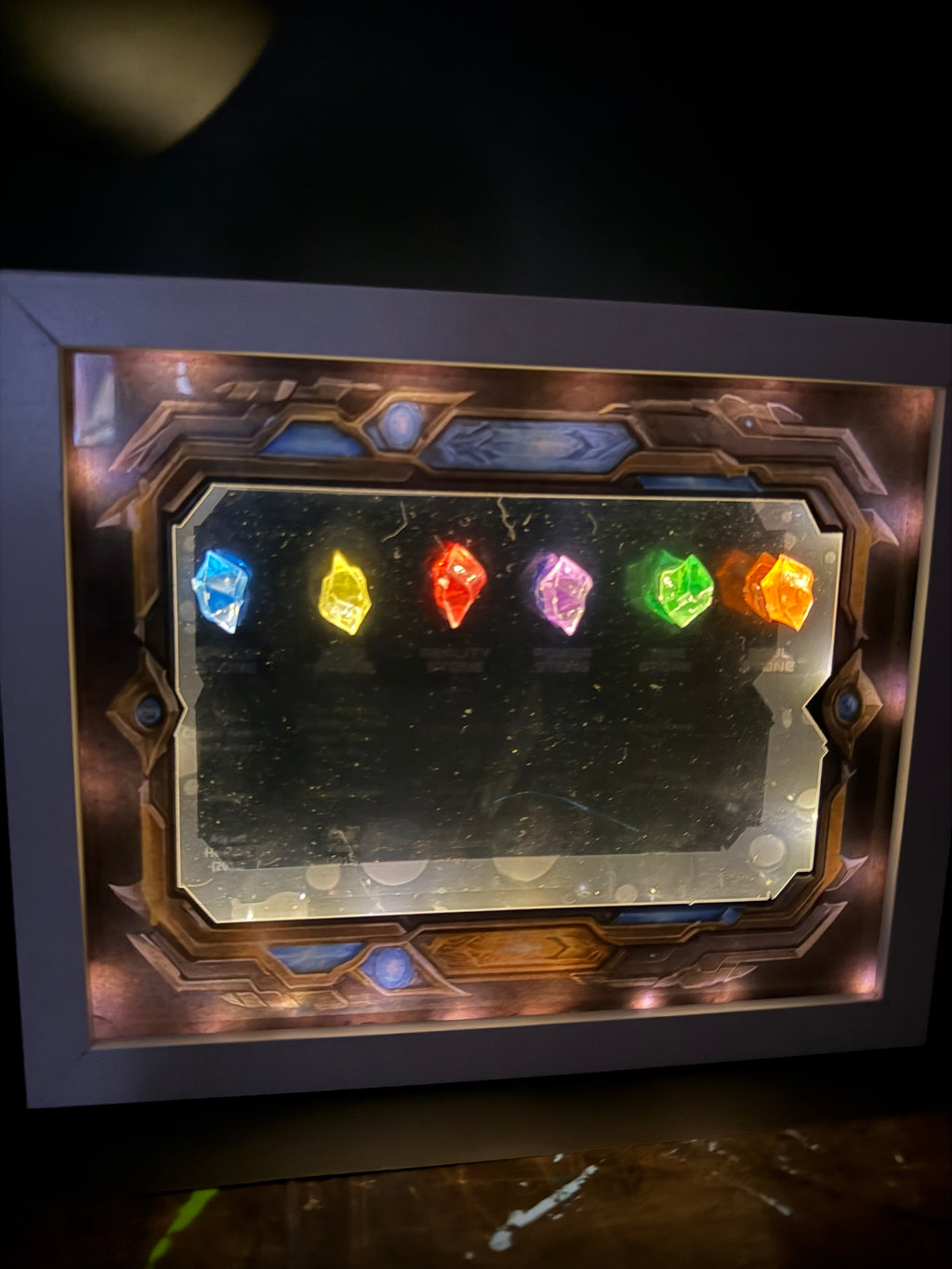 Marvel Infinity Stones Framed Print Wall Art Decor