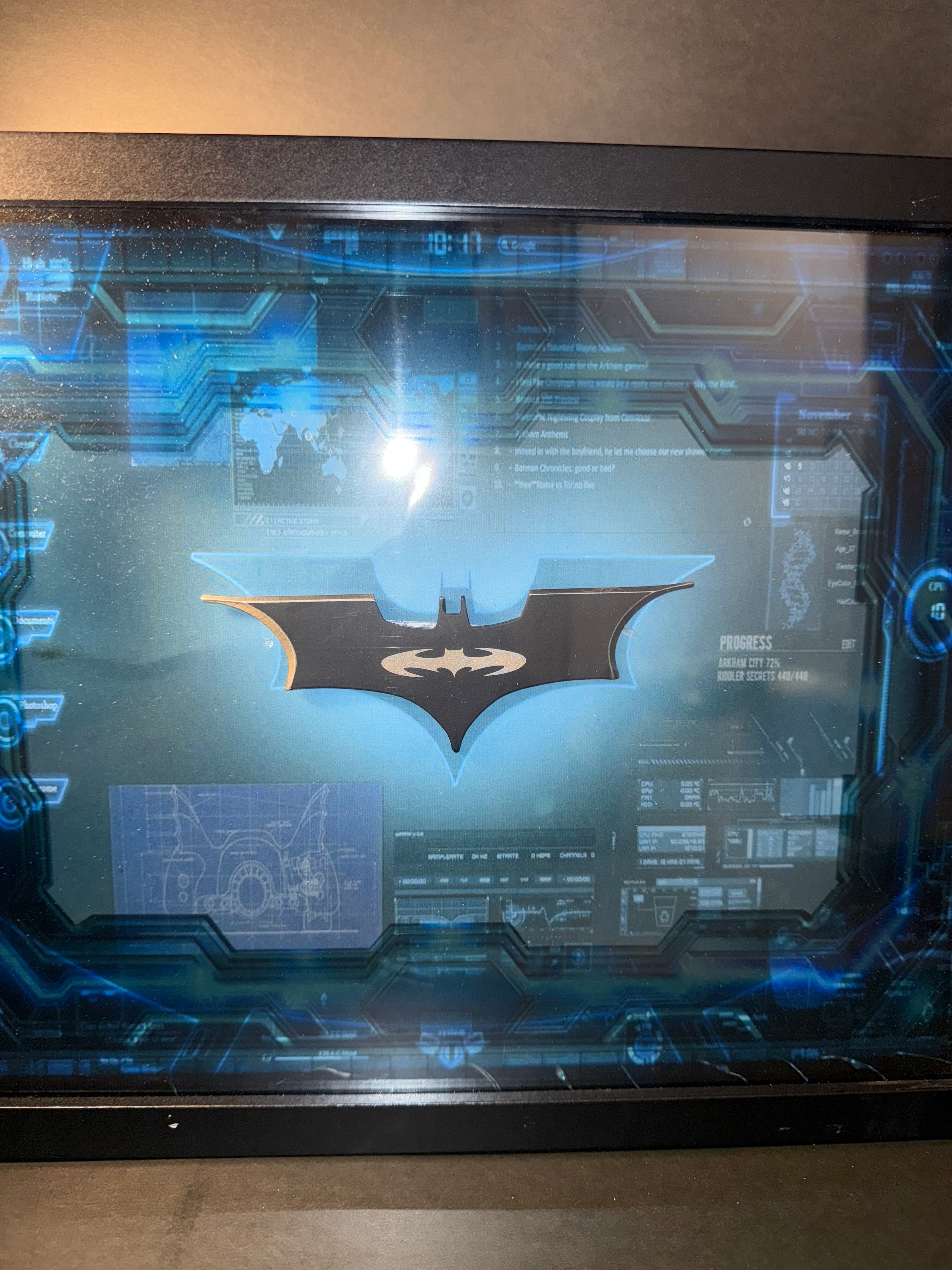 11x14 Batman Shadow Box Led Shadow Box