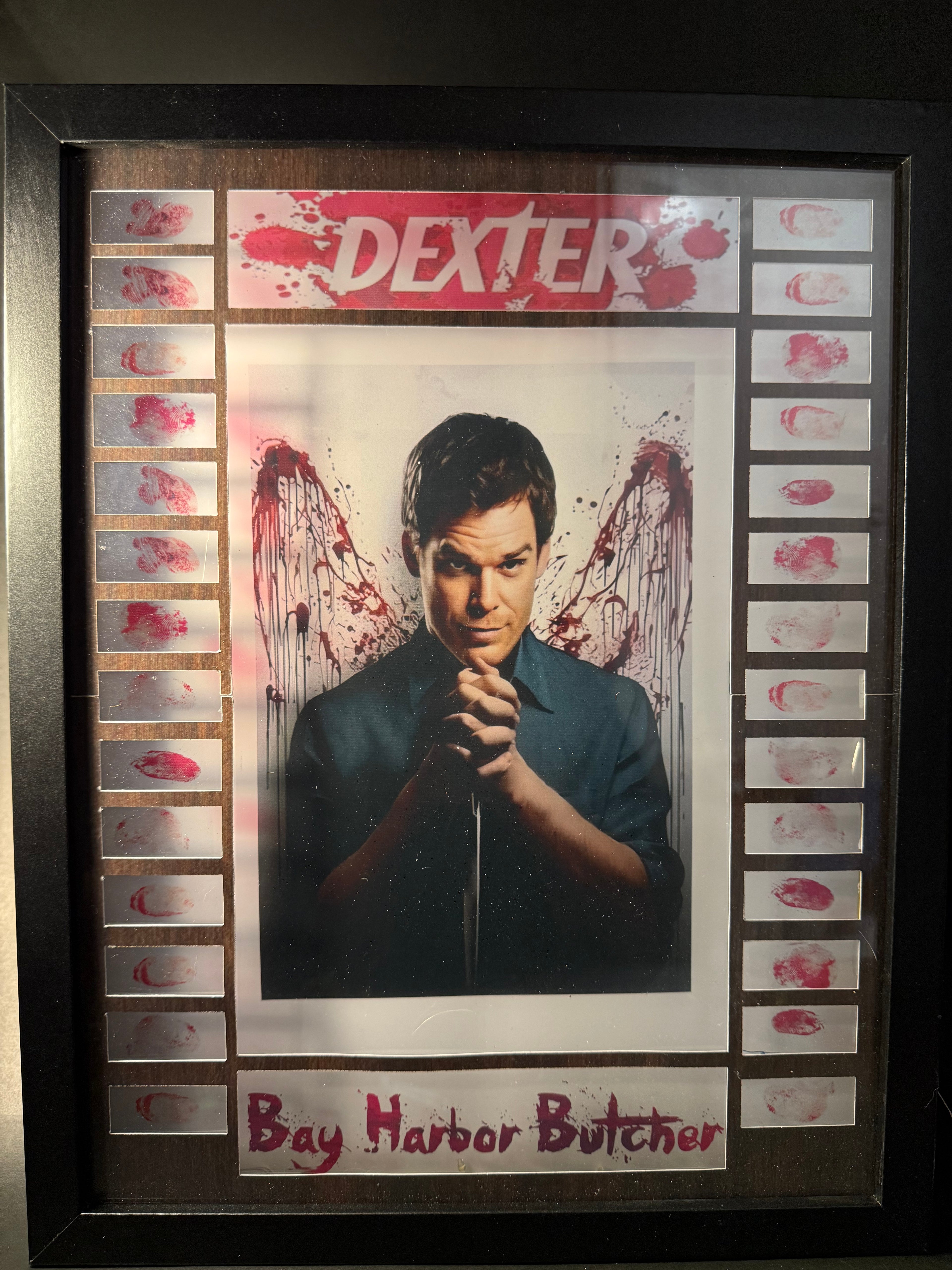 Custom 11x14 Dexter Shadow Led Box Frame Display Case