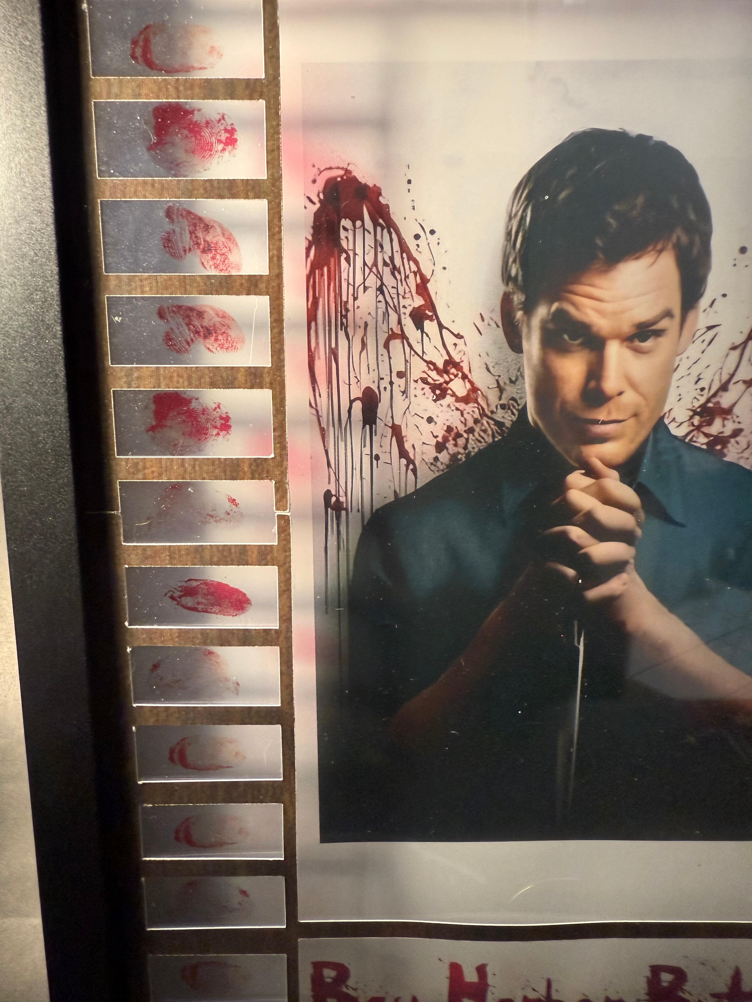 Custom 11x14 Dexter Shadow Led Box Frame Display Case