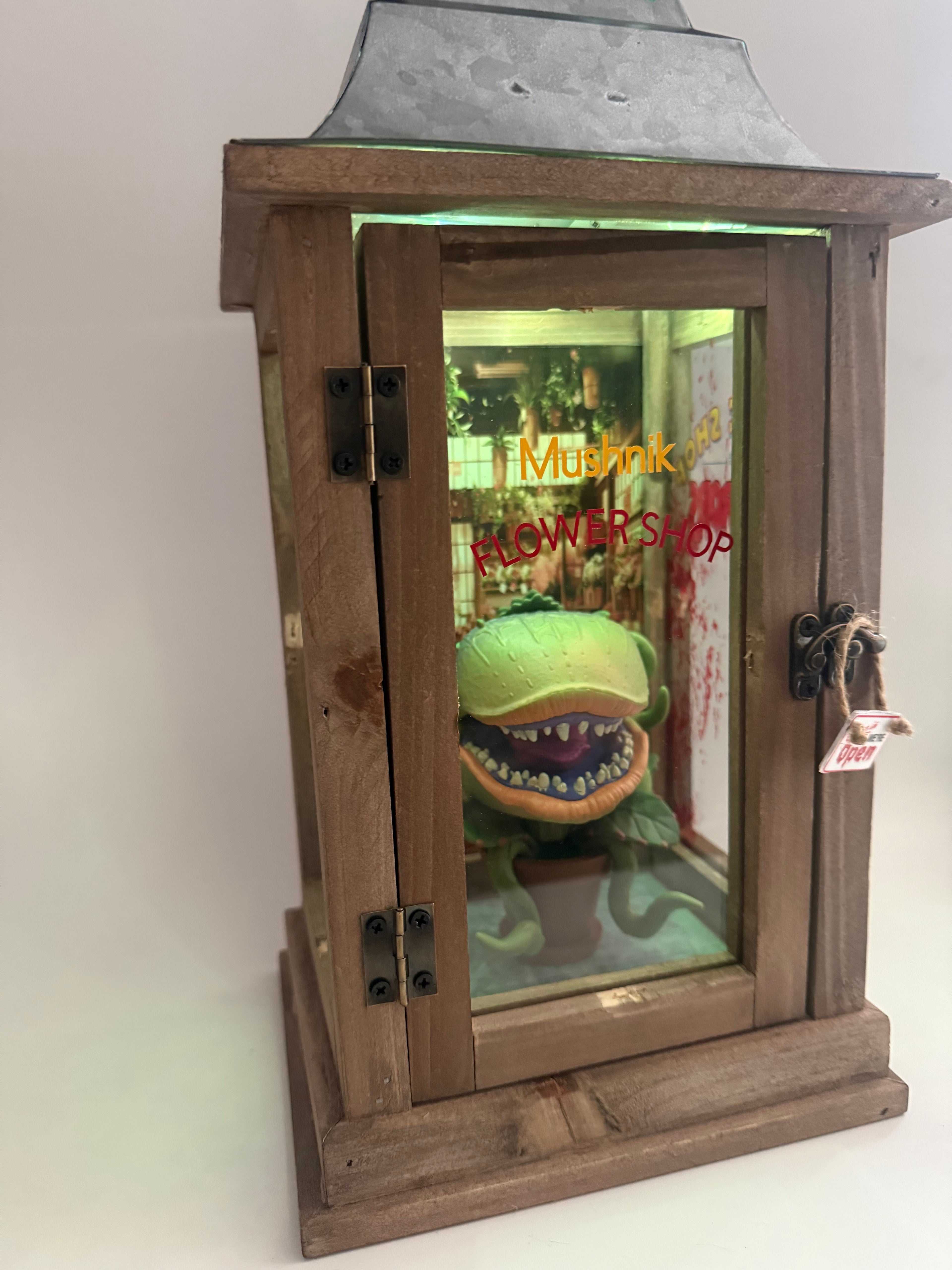 Mushnik’s Flower Shop – LED lighting Little Shop of Horrors Display Lantern