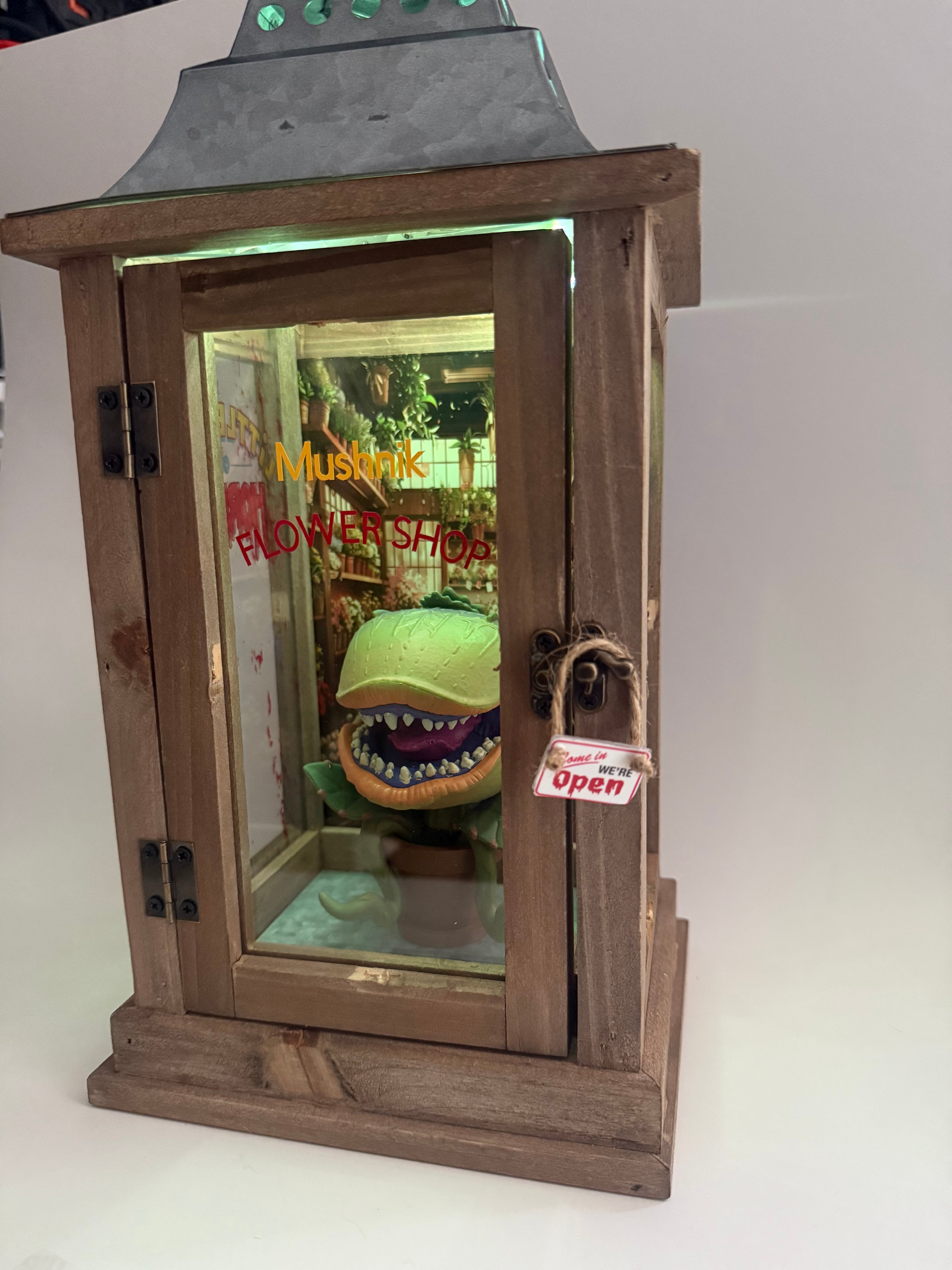 Mushnik’s Flower Shop – LED lighting Little Shop of Horrors Display Lantern